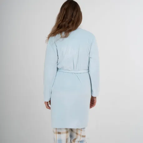 Roupão veludo super soft liso