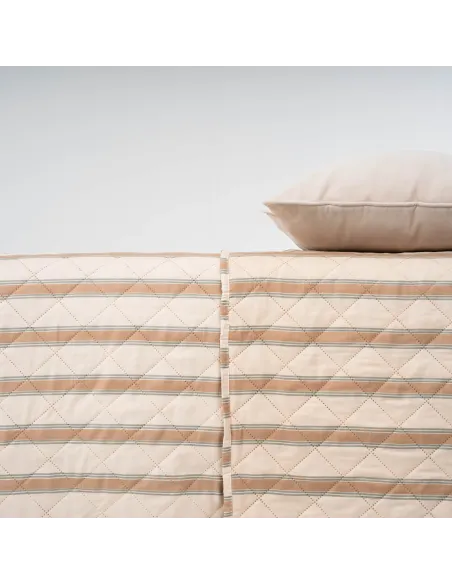 Colcha bouti Raya Sitges topo - verde seco