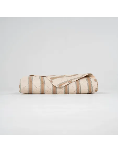 Colcha bouti Raya Sitges topo - verde seco