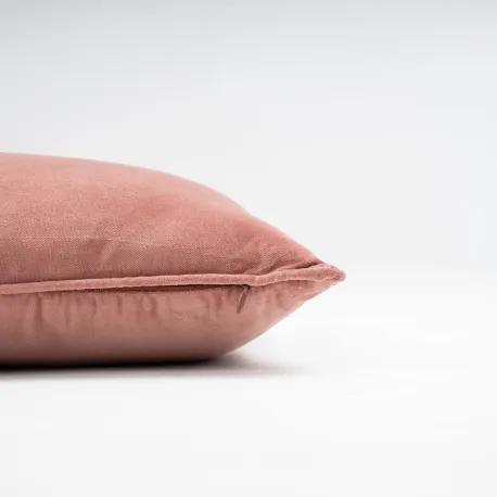 Almofada retangular 30x50 veludo algodão lisa