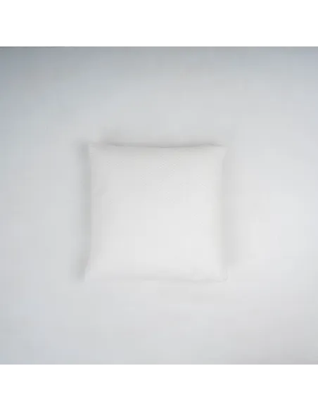 Almofada quadrada de veludo de algodão Hungria lisa 50x50 - capa + enchimento