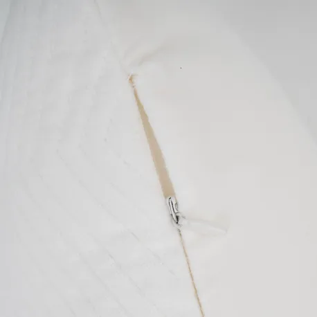 Almofada quadrada de veludo de algodão Hungria lisa 50x50 - capa + enchimento