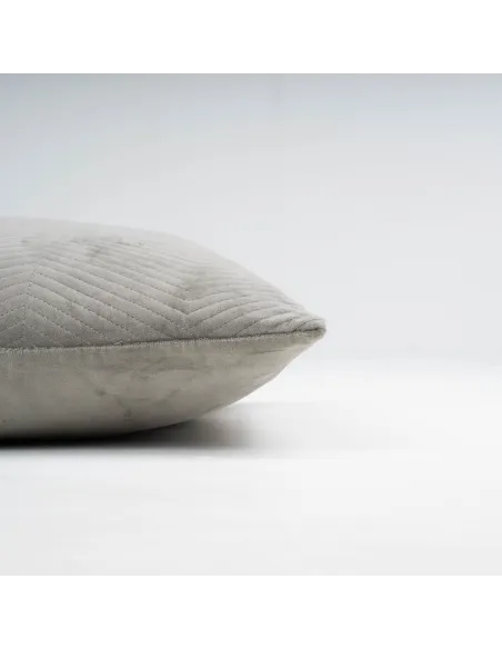 Almofada quadrada de veludo de algodão Hungria lisa 50x50 - capa + enchimento