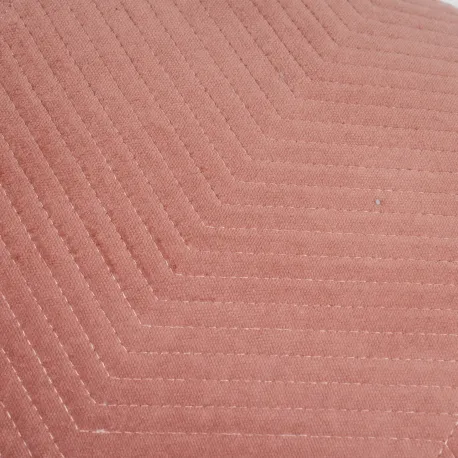 Almofada retangular de veludo de algodão Hungria lisa - capa + enchimento