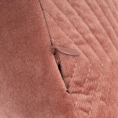 Almofada retangular de veludo de algodão Hungria lisa - capa + enchimento