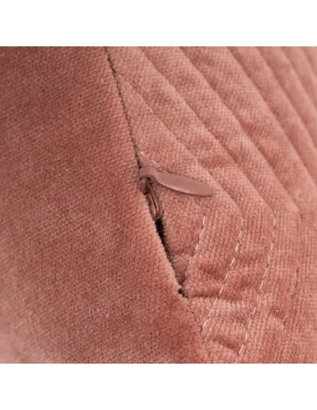 Almofada retangular de veludo de algodão Hungria lisa - capa + enchimento