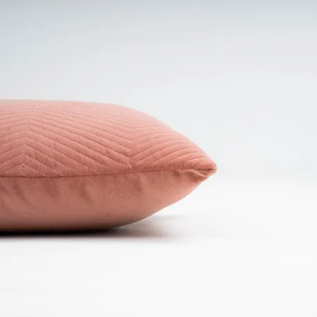 Almofada retangular de veludo de algodão Hungria lisa - capa + enchimento