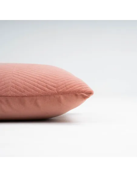 Almofada retangular de veludo de algodão Hungria lisa - capa + enchimento