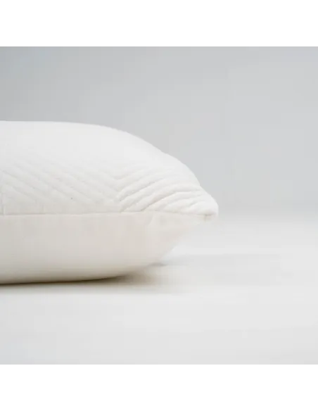 Almofada retangular de veludo de algodão Hungria lisa - capa + enchimento