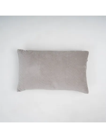 Almofada retangular de veludo de algodão Hungria lisa - capa + enchimento