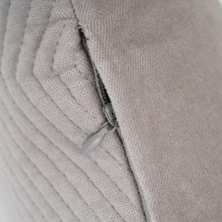 Almofada retangular de veludo de algodão Hungria lisa - capa + enchimento