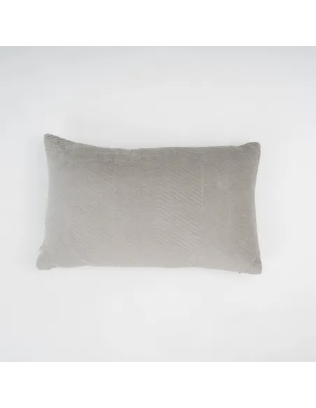 Almofada retangular de veludo de algodão Hungria lisa - capa + enchimento