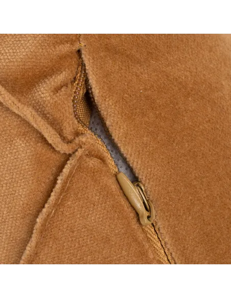 Almofada retangular em veludo e algodão Rombo liso - capa + enchimento Almofada retangular em veludo e algodão Rombo liso - capa + enchimento