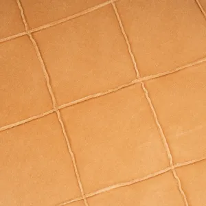 Almofada quadrada em veludo e algodão Rombo liso 50x50 - capa + enchimento 2