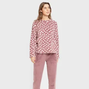 Pijama coral Berta beringela 2