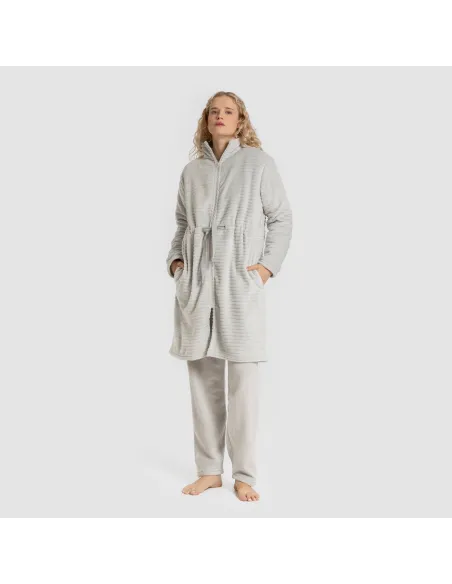 Roupão veludo Raya fecho éclair