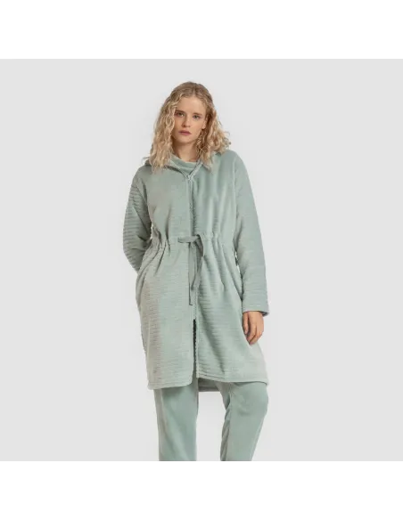 Roupão veludo Raya fecho éclair