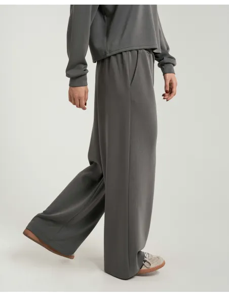 Calça comprida fluida mulher