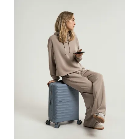 Calça comprida fluida mulher