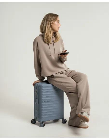 Calça comprida fluida mulher