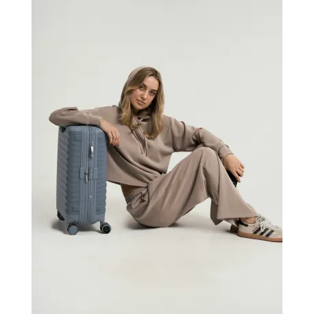 Calça comprida fluida mulher