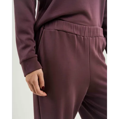 Camisola fluida com meia abertura mulher