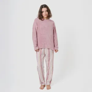 Pijama coral Raya Calendula rosa 2