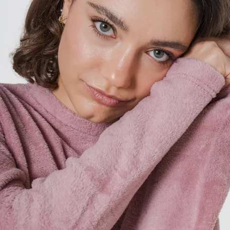 Pijama coral Raya Calendula rosa