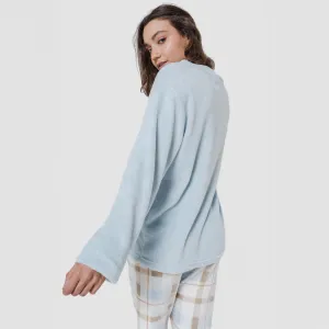 Pijama coral Cuadro Noric celeste 2