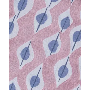 Jogo de lençóis de algodão Concha malva 2