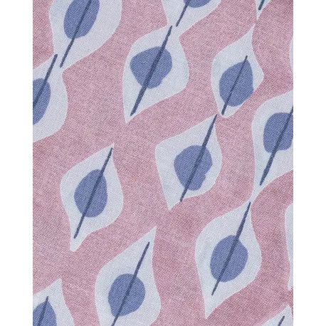 Jogo de lençóis de algodão Concha malva