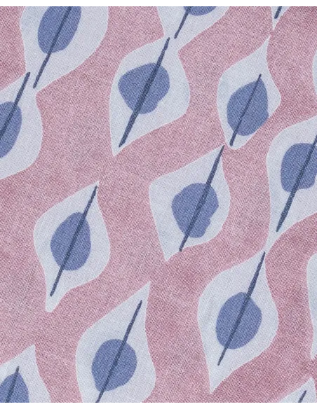 Jogo de lençóis de algodão Concha malva