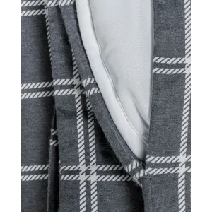 Capa de edredão de flanela Quadro Nitari cinzento-claro 2