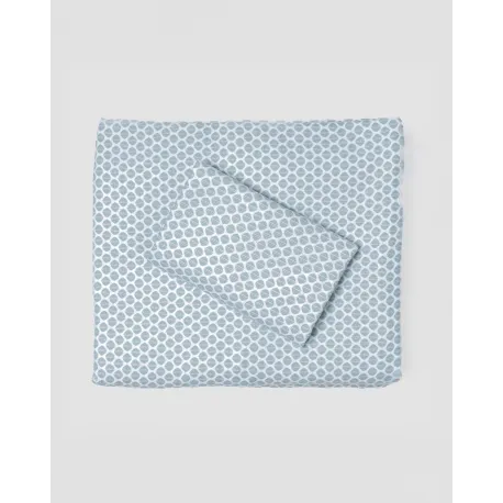 Jogo de lençóis de flanela Dune indigo