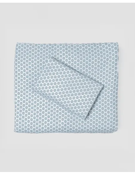 Jogo de lençóis de flanela Dune indigo