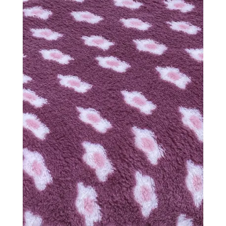 Manta coral Berta beringela