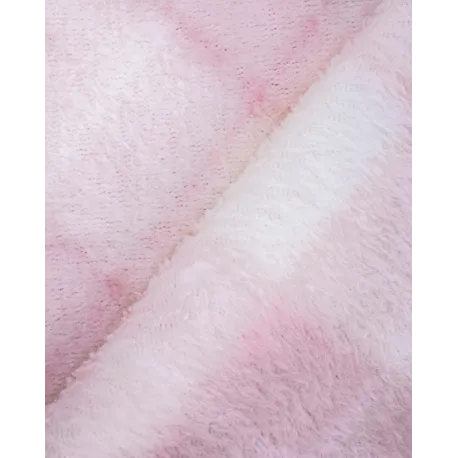 Manta coral Cuadro Guima rosa