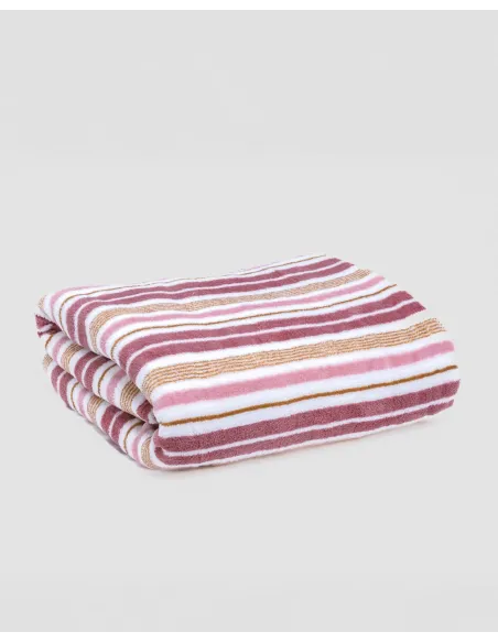 Manta coral Raya Calendula malva rosa