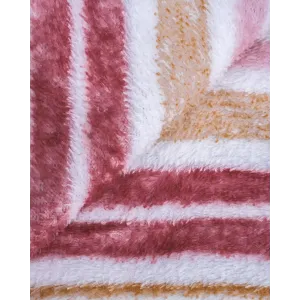 Manta coral Raya Calendula malva rosa 2