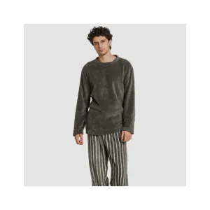 Pijama coral homem Raya Albert verde caça