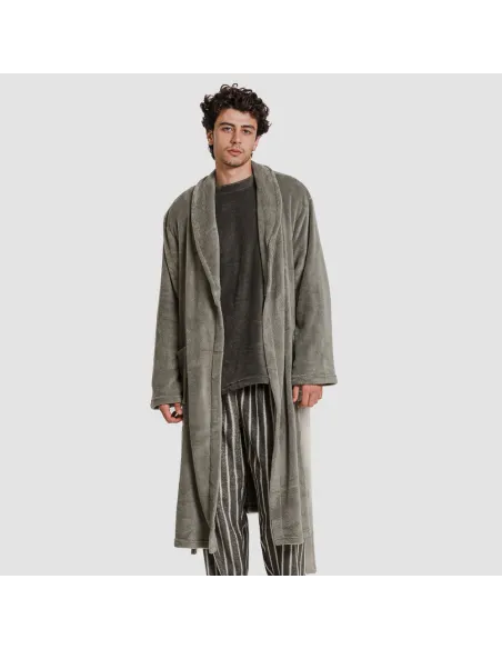 Roupão coral homem lisos