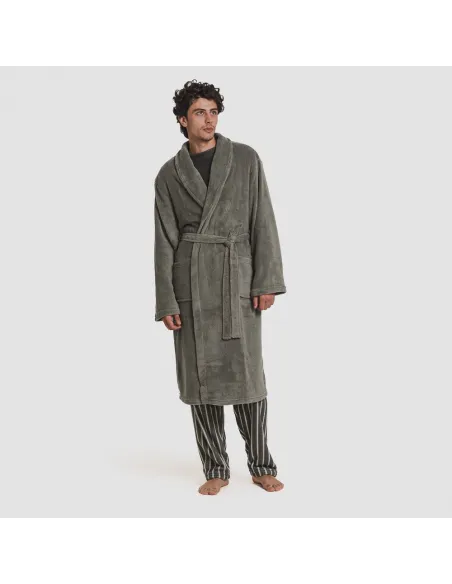 Roupão coral homem lisos