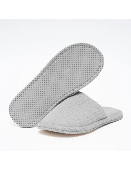 Chinelos canelados raya ancha lisos