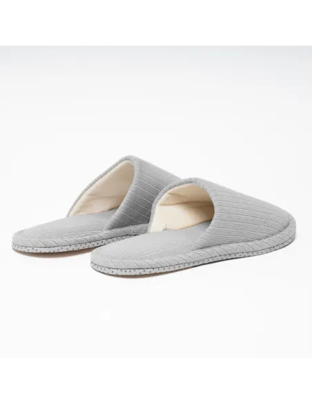 Chinelos canelados raya ancha lisos