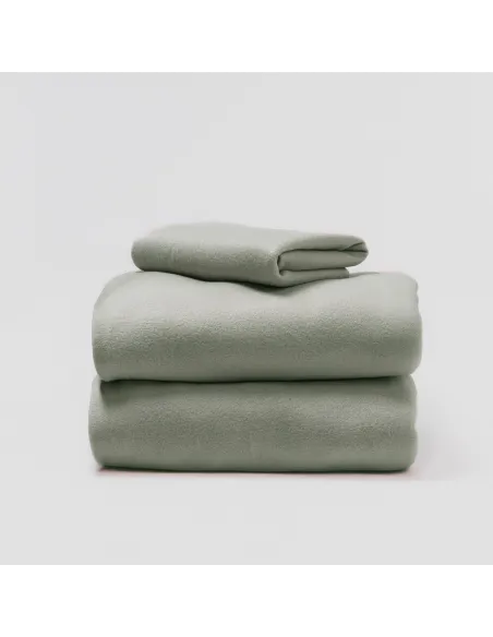 Jogo de lençóis térmicos lisos