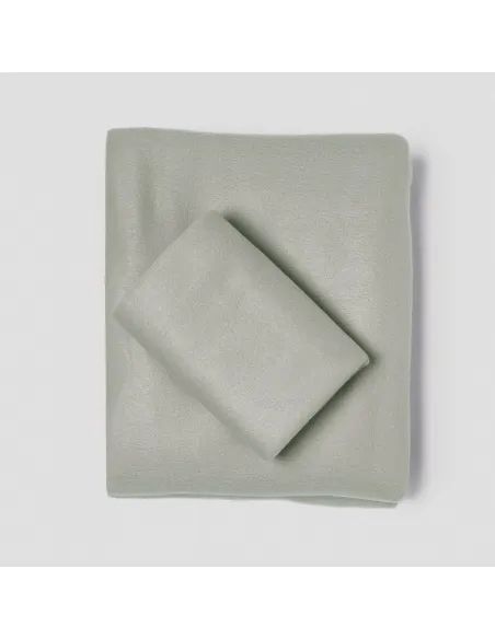 Jogo de lençóis térmicos lisos