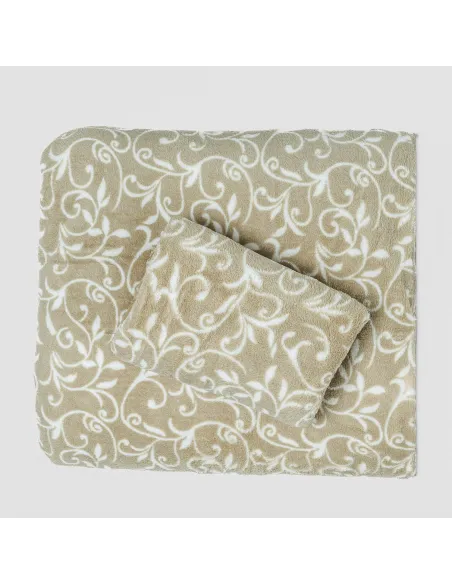 Jogo de lençóis de coralina Cleopatra verdette