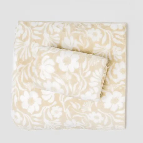 Jogo de lençóis de coralina Alexis topo