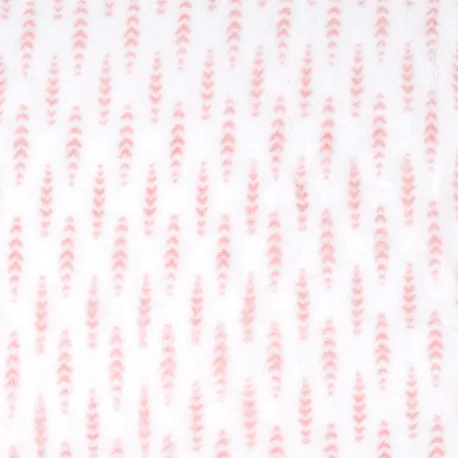 Jogo de lençóis de coralina Espiga rosa