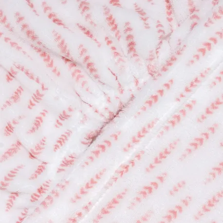 Jogo de lençóis de coralina Espiga rosa